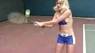 Girls in Love - Katie and Sabrine in Lesbian Tennis Lesson 